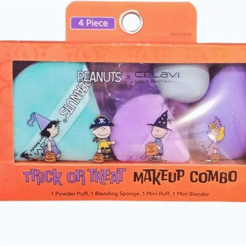 CélaVi X Peanuts Trick or Treat Makeup Combo Tool‎ Set